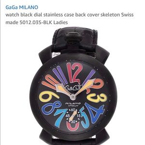 Sold💥Gaga Milano💥Swiss watch